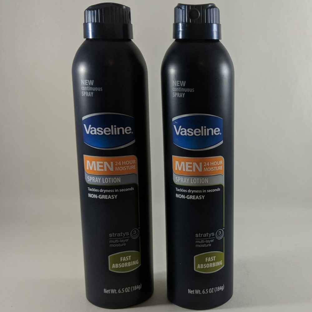 Men's Vaseline Spray Lotion